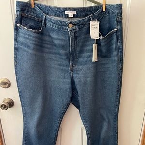 Good American, Good Classic, Blue844 jeans. Size 18. Never worn.